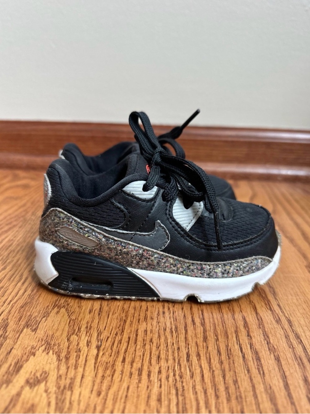 Nike Air Max 90 Shoes Kids 7C Black/Speckle
